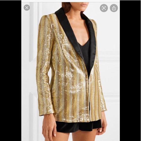Alice and Olivia Sequin Blazer xs - Picture 2 of 10